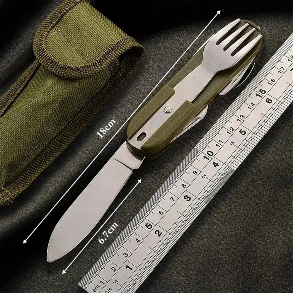 7 in 1 multifunktion Folding Tableware